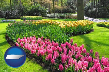 botanical garden with Tennessee icon